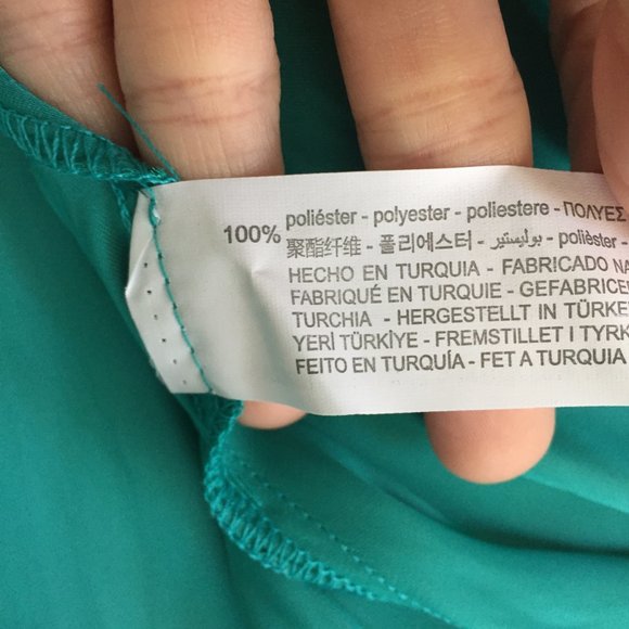 Zara Satin Maxi Skirt in Turquoise - Picture 9 of 12